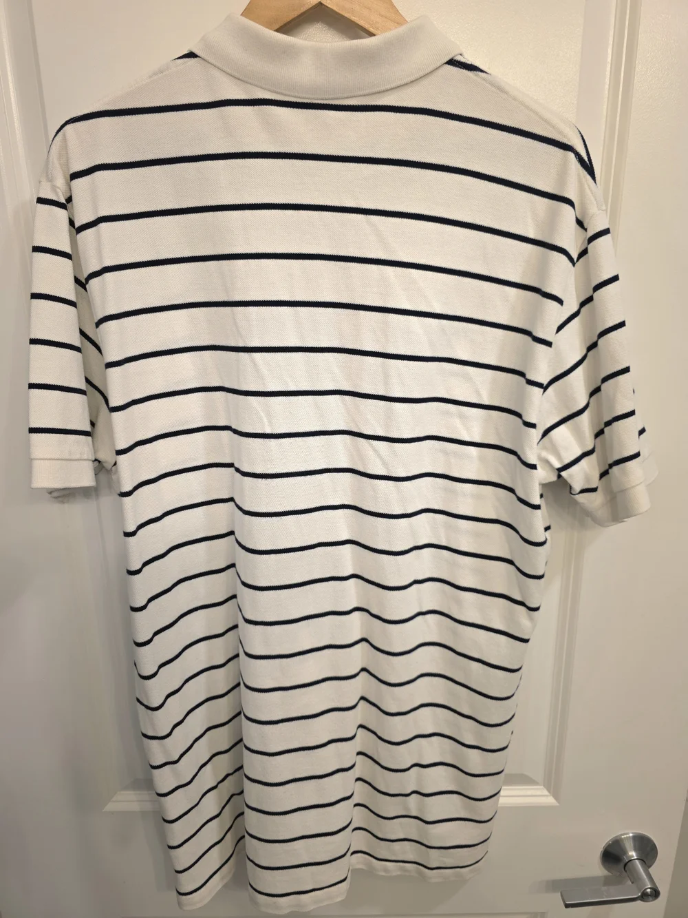 Polo Ralph Lauren Classic Fit Short Sleeve Navy & White Stripes Size XL